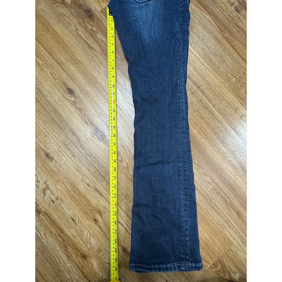 Miss Me JP6215B Boot Bootcut Jeans Bling Embroidered Black Sequins Size 26 EB - Picture 5 of 7